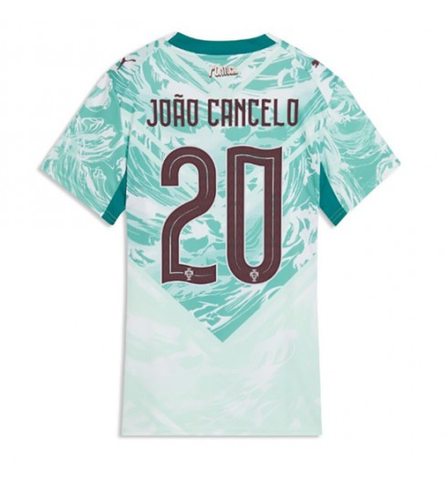 Portugali Joao Cancelo #20 Vieraspaita Naisten MM-kisat 2026 Lyhythihainen Portugali Joao Cancelo #20 Vieraspaita Naisten MM-kisat 2026 Lyhythihainen